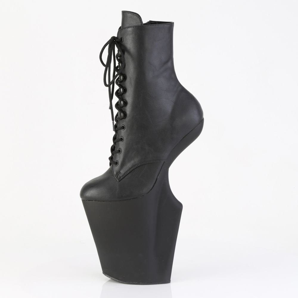 Pleaser - WORSHIP-1020 Bottes de plate-forme, Pole dance chaussures - Noir